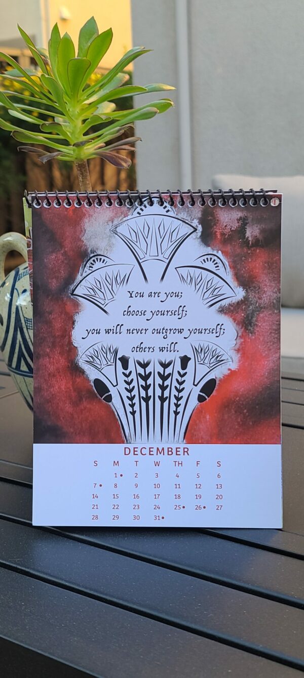 Graceful Bloom - 2025 Art Calendar - Image 3