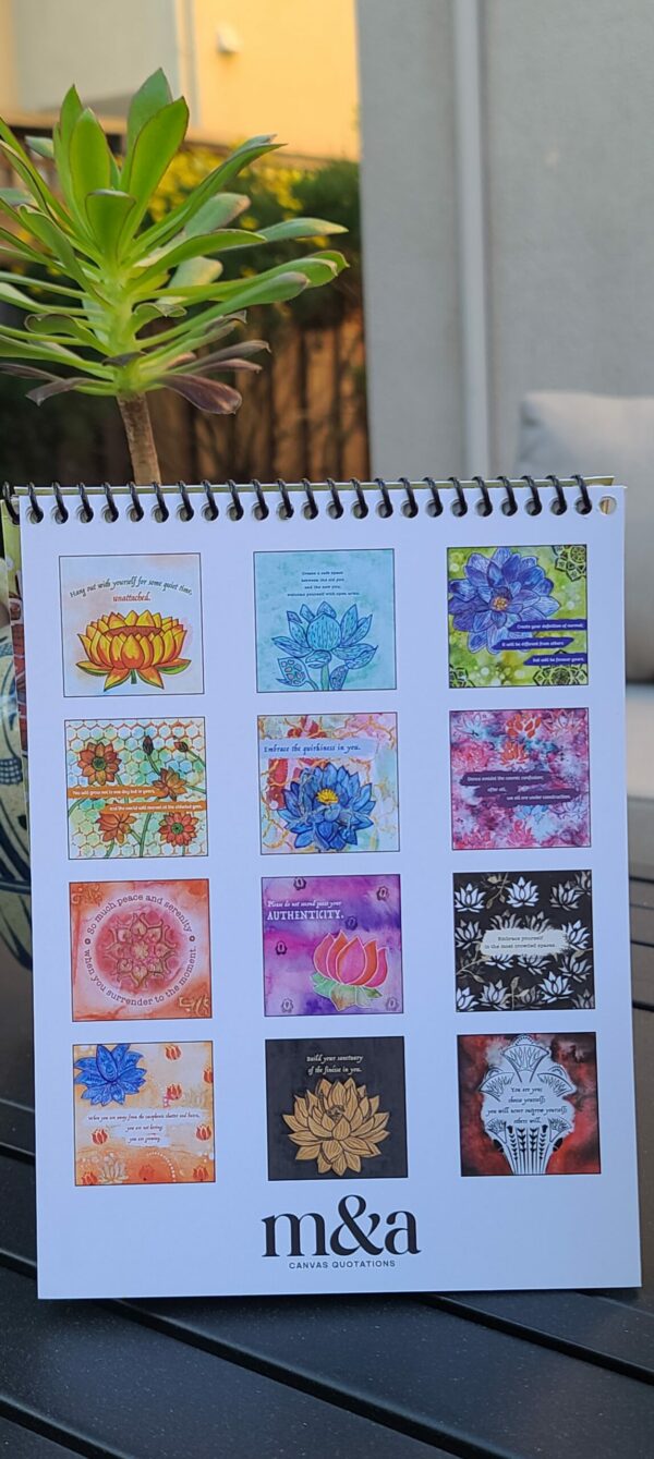 Graceful Bloom - 2025 Art Calendar - Image 2