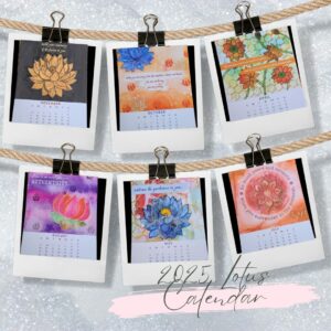 Graceful Bloom - 2025 Art Calendar