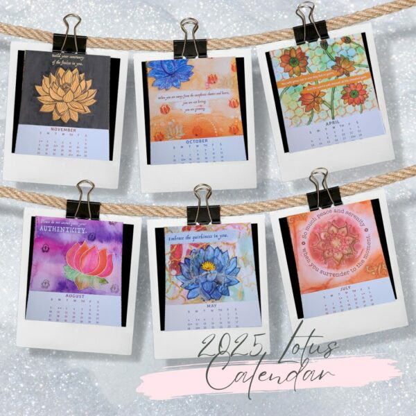 Graceful Bloom - 2025 Art Calendar